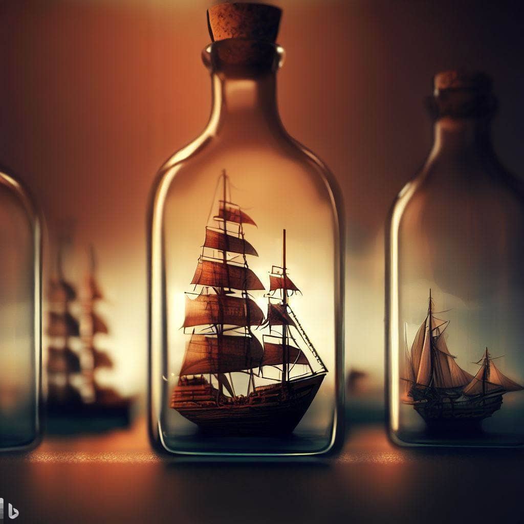  Товар другий - Кораблі у пляшках